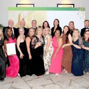 Garden House Hospice Care team at the Palliative and End of Life Care Awards