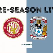 Stevenage were at home to Coventry City in a pre-season friendly.