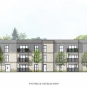 The proposed new apartment building in Newells.