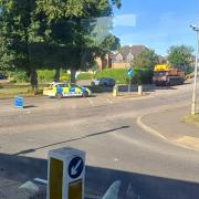 LIVE: A602 closed after crash in Hitchin's Stevenage Road