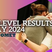 Many students opened their A-levels results across North Herts yesterday leaving some standout pictures.