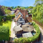 Broomin Green Farm, for sale with a guide price of £1,250,000, is of Tudor build with Victorian additions