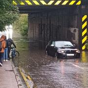 Recap: Hitchin road closed due to flooding