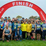 Fairlands Valley Spartans before the 40th anniversary Stevenage Marathon. Picture: KEITH FENWICK/FVS