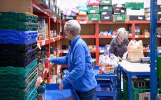 Volunteers have seen an increase in the number of service users at the Letchworth Foodbank centres in North Herts