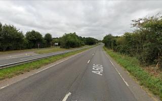 A 17-year-old male was killed during a crash on the A505 this morning.