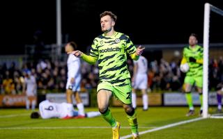 Josh March scored for Forest Green Rovers in their FA Cup second-round win over Alvechurch. Picture: TIM GOODE/PA