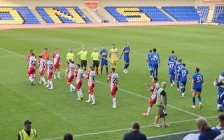Stevenage were at AFC Wimbledon as their EFL Trophy campaign started.