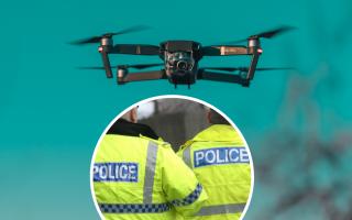 Drones will fly above main roads to reduce fatal or serious crashes.