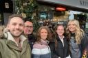 Jaryd Ivins, Mark Bond, Daphne Reynolds and Jess reynolds with Ella Henderson at Matty's Kitchen (pictured left to right).