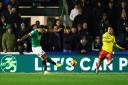 Andre Gray scores the stoppage-time equaliser