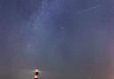 Orionids meteor shower is beginning tonight, with an October peak. Pictured: Perseid meteor shower over Happisburgh