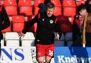 A foul by Daryl Horgan gave Tranmere a penalty and the win. Picture: DAVID LOVEDAY/TGS PHOTO