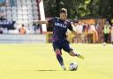 Jake Forster-Caskey had Stevenage's only shot at goal in the first half. Picture: TGS PHOTO