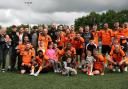 Squirrel Taverners celebrate winning the Hitchin Sunday League Carl Couzens Challenge Cup. Picture: SQUIRREL TAVERNERS FC