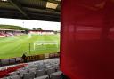 The new TV stand in the South Stand at the Lamex. Picture: TGS PHOTO