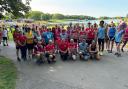 Stevenage Striders took on the volunteer jobs at the Stevenage Parkrun. Picture: STEVENAGE STRIDERS