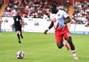 Tyreece Simpson opened his Stevenage account against Crystal Palace. Picture: TGS PHOTO