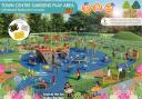 Stevenage Borough Council says the new play area has been designed with the help of residents and pupils in the town.