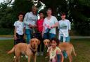 Families came together for the Sunset Starlight Walk