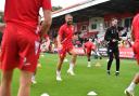 Dan Butler had a strong game for Stevenage against Charlton Athletic. Picture: TGS PHOTO