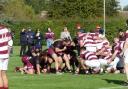 Hitchin in action against Ruislip earlier this season