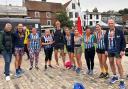 Some of the Fairlands Valley Spartans at the Hitchin Town Centre 5k. Picture: FVS