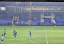 Heavy rain threatened to abandon the game at London Road between Peterborough United and Stevenage.