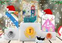 The winning design and two runners-up in MP Kevin Bonavia's Christmas card competition can be revealed