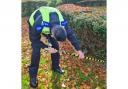 Police carried out knife sweeps in Stevenage as part of Operation Sceptre.