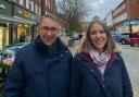 Reverend Chris Jenkins and his wife Becca