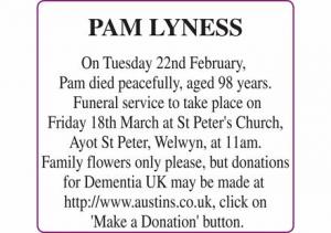 PAM LYNESS