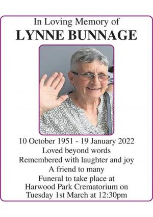 LYNNE BUNNAGE