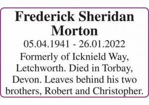 Frederick Sheridan Morton