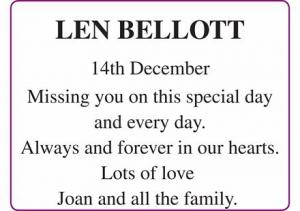 LEN BELLOTT