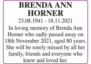 BRENDA HORNER