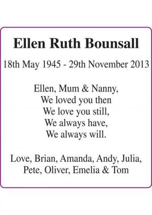 Ellen Ruth Bounsall