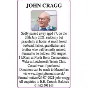 JOHN CRAGG