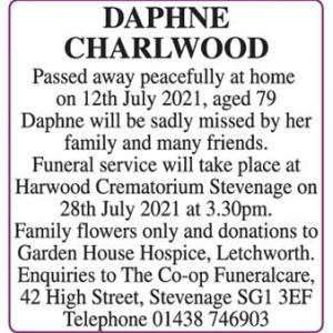 DAPHNE CHARLWOOD