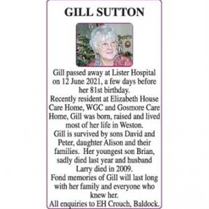 GILL SUTTON