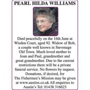 Pearl Hilda Williams