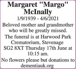 Margaret “Margo” McInally