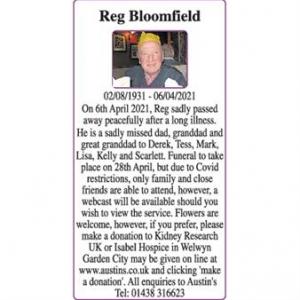 Reg Bloomfield