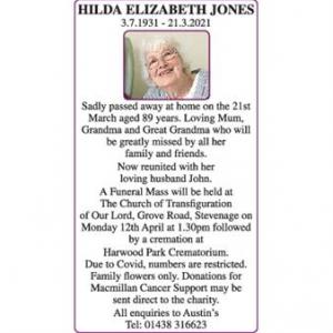 Hilda Elizabeth Jones