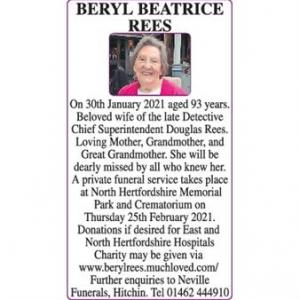 BERYL BEATRICE REES