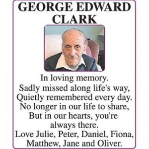 GEORGE EDWARD CLARKE