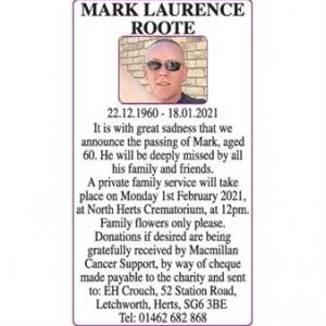 MARK LAUTENCE ROOTE