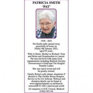 PATRICIA SMITH