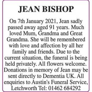 JEAN BISHOP