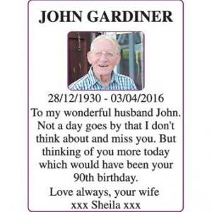 JOHN GARDINER